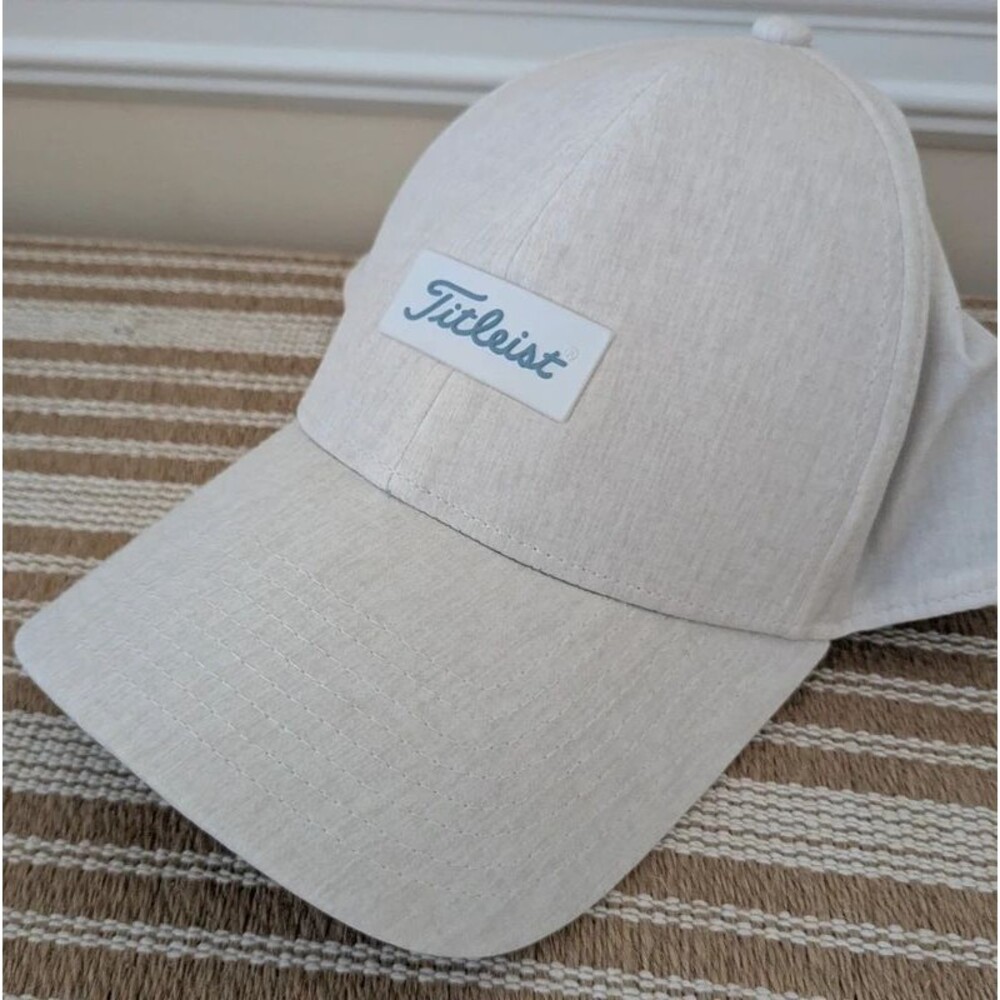 Titleist Women's Charleston Breezer Heather White/Blue Golf Tidal Cap Adjustable